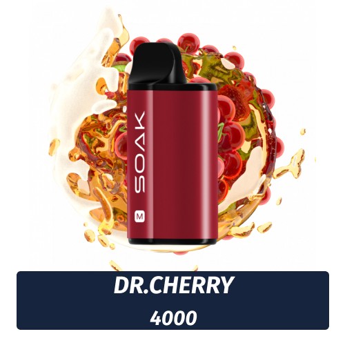 SOAK M - Dr. Cherry 4000 (Одноразовая электронная сигарета)