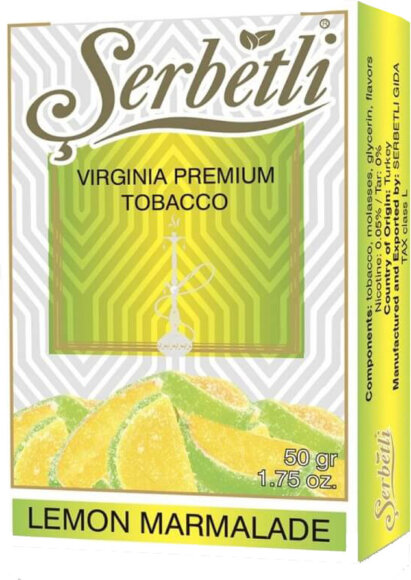 Табак Serbetli - Lemon Marmalade / Лимонный мармелад (50г)