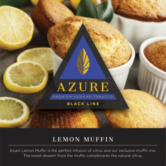 Табак Azure Black Lemon Muffin 100 гр