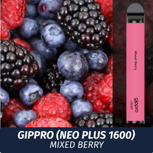 Электронная сигарета Gippro (Neo Plus 1600) - Mixed Berry / Микс ягод