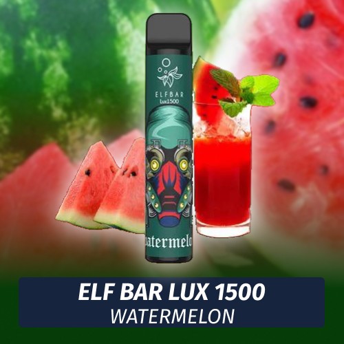 Одноразовая электронная сигарета Elf Bar LUX - Watermelon 1500