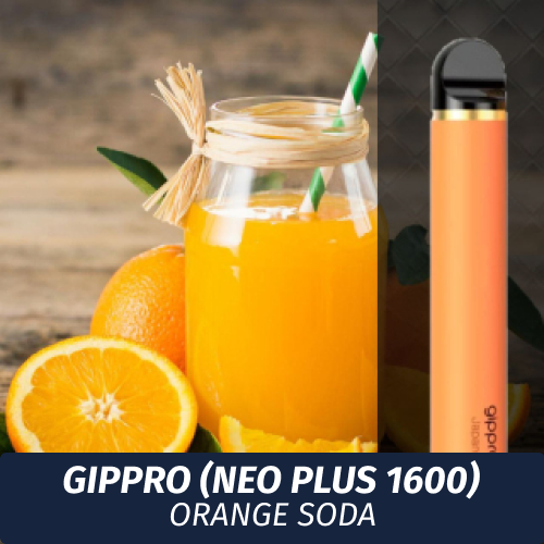 Электронная сигарета Gippro (Neo Plus 1600) - Orange Soda / Апельсинова газировка