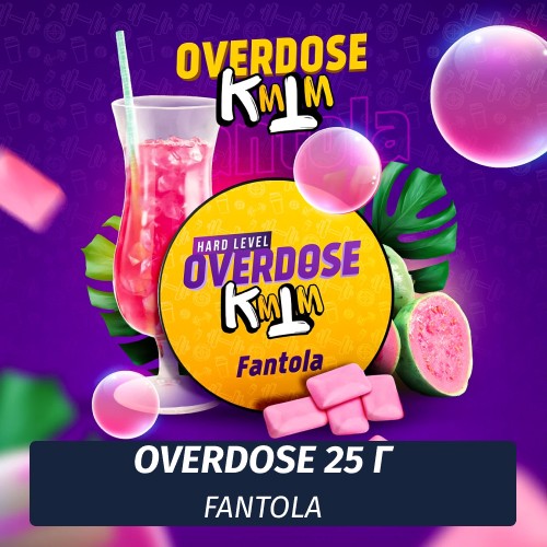 Табак Overdose 25g Fantola (Тропическая газировка)
