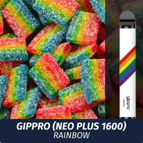 Электронная сигарета Gippro (Neo Plus 1600) - Rainbow / Жевательные конфеты