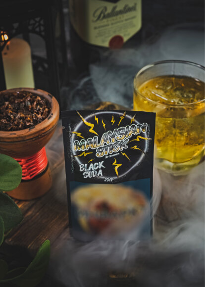 Табак Malaysian Stick - Black Soda / Газировка с виски (25г)
