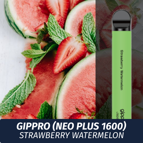 Электронная сигарета Gippro (Neo Plus 1600) - Strawberry Watermelon / Клубника, арбуз