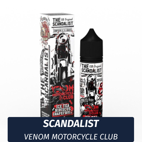 Жидкость The Scandalist 60мл Venom Motorcycle Club 3мг