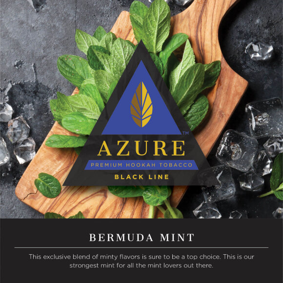 Табак Azure (Black) - Bermuda Mint / Бермудская мята (100г)
