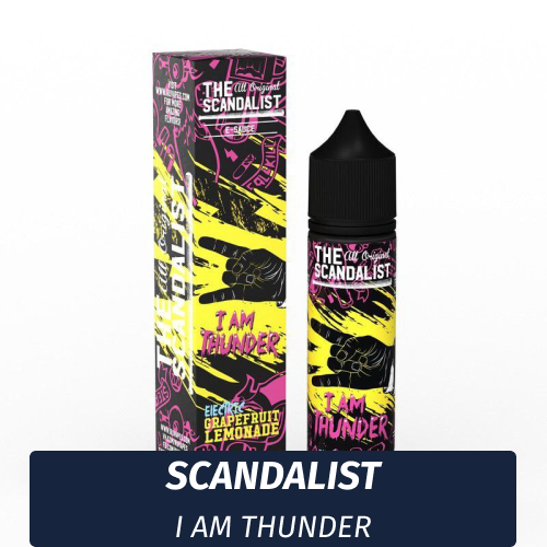 Жидкость The Scandalist 60мл I Am Thunder 3мг