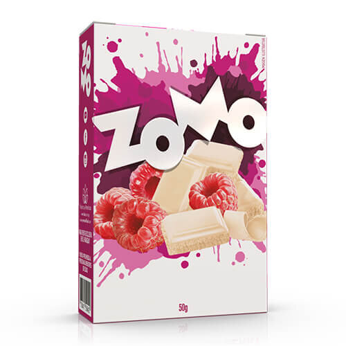 Табак Zomo - White Shocomerry / Белый шоколад с малиной (50г)