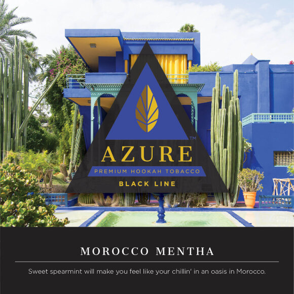 Табак Azure (Black) - Morocco Mentha / Марокко мента (100г)