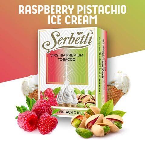 Табак Serbetli - Raspberry Ice Cream Pistachio / Малиново-фисташковое мороженое (50г)