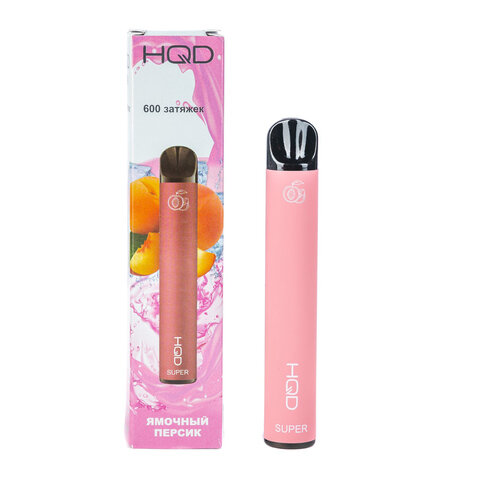 Одноразовая электронная сигарета HQD Super Peach \ Персик 600