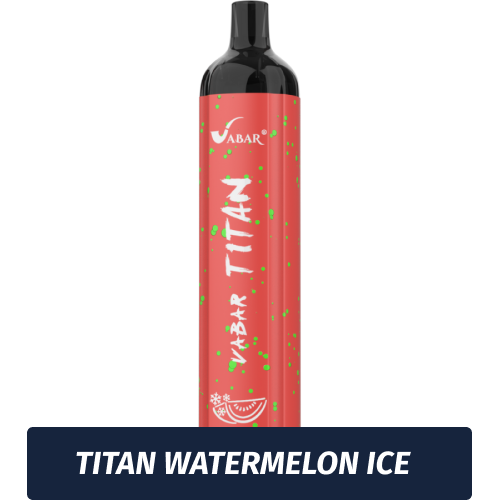 VABAR TITAN - АРБУЗНЫЙ ЛЁД (Ледяной арбуз, WATERMELON ICE) 5000 (Одноразовая электронная сигарета)