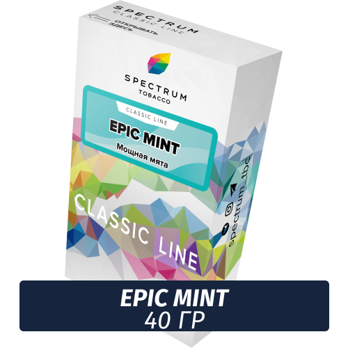 Табак Spectrum 40 гр Epic Mint