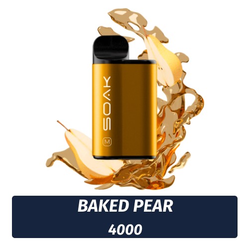 SOAK M - Baked Pear 4000 (Одноразовая электронная сигарета)