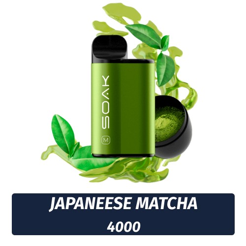SOAK M - Japanese Matcha 4000 (Одноразовая электронная сигарета)