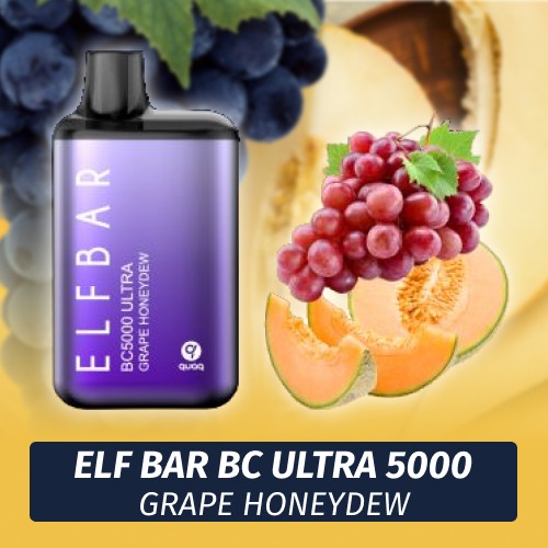 Elf Bar BC Ultra - Grape honeydew 5000 (Одноразовая электронная сигарета)