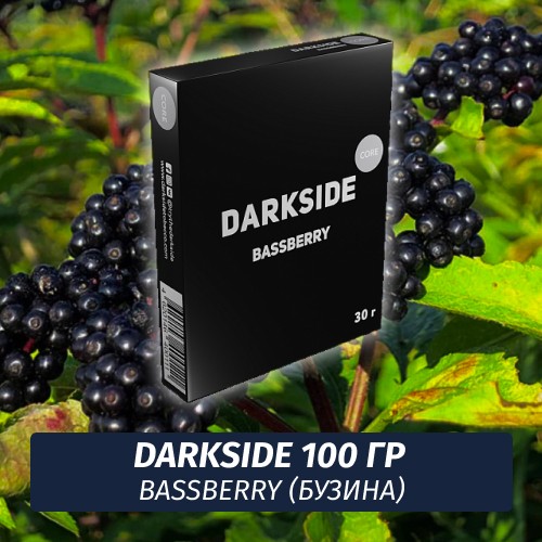 Табак Darkside 100 гр - Bassberry (Бузина) Core