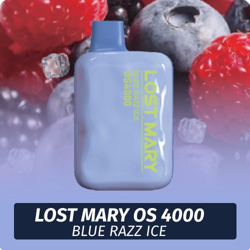 Lost Mary OS - Голубика Малина Лед 4000 (Одноразовая электронная сигарета)