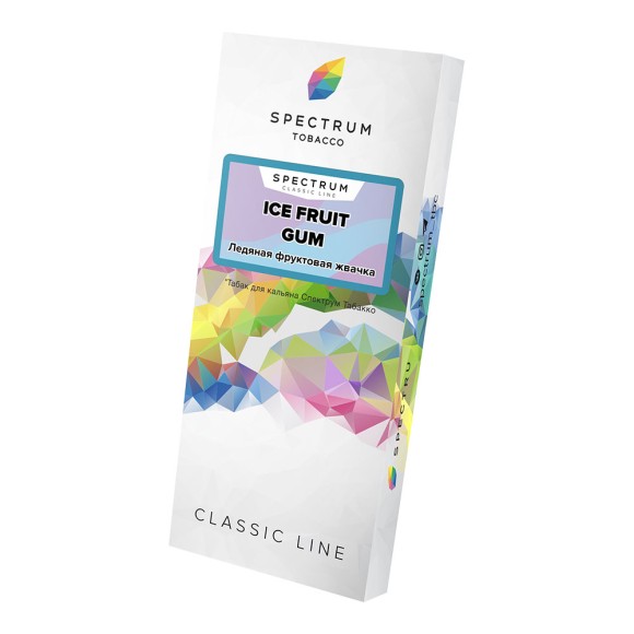 Табак Spectrum (Classic Line) - Ice Fruit Gum / Ледяная фруктовая жвачка (100г)
