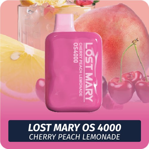 Lost Mary OS - Cherry Peach Lemonade 4000 (Одноразовая электронная сигарета)