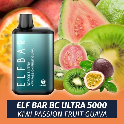 Elf Bar BC Ultra - Kiwi passion fruit guava 5000 (Одноразовая электронная сигарета)