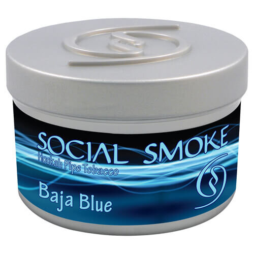 Табак Social Smoke - Baja Blue / Черника, виноград, мята (250г)