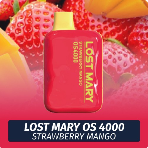 Lost Mary OS - Strawberry Mango 4000 (Одноразовая электронная сигарета)