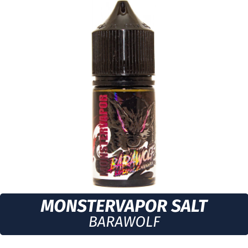 Жидкость MonsterVapor Salt, 30 мл, Barawolf (барбарис с малиной), 2