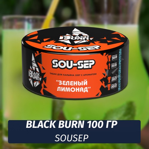Табак Black Burn - Sou-Sep / Сметанное яблоко, тархун (100г)