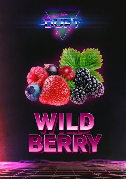 Табак Duft - Wildberry / Лесные ягоды (100г)