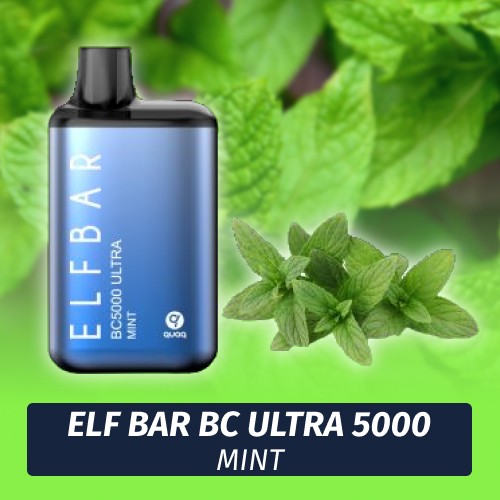 Elf Bar BC Ultra - Mint 5000 (Одноразовая электронная сигарета)