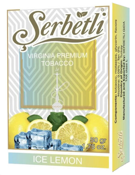 Табак Serbetli - Ice Lemon / Ледяной лимон (50г)