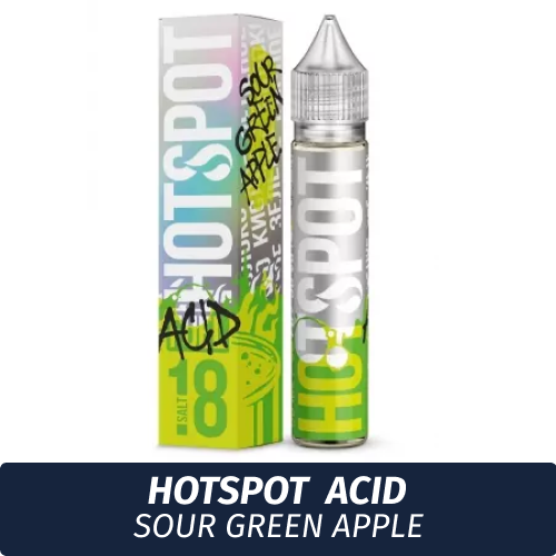 Жидкость HotSpot Acid 30мл Sour Green Apple 18мг