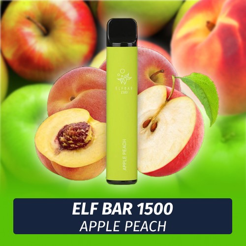 Одноразовая электронная сигарета Elf Bar - Apple peach 1500