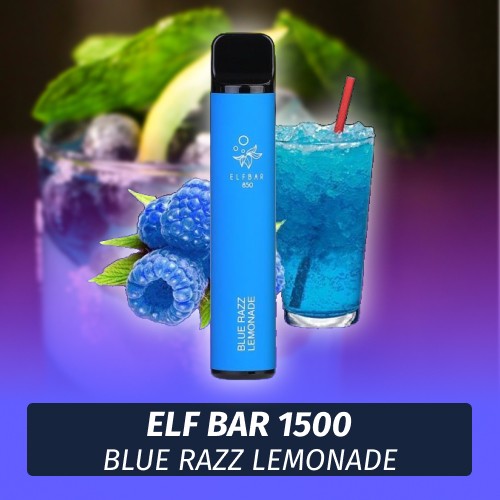 Одноразовая электронная сигарета Elf Bar - Blue Razz Lemonade 1500