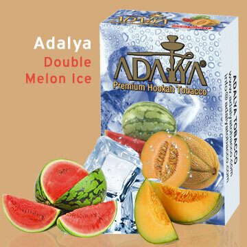 Табак Adalya - Double Melon Ice / Арбуз, дыня, лед (50г)
