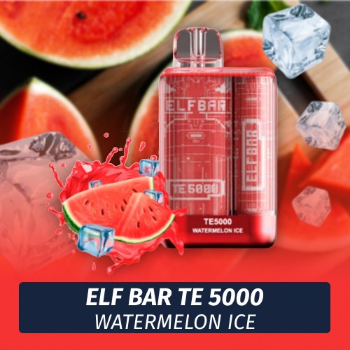 Elf Bar TE - Watermelon ice 5000 (Одноразовая электронная сигарета)