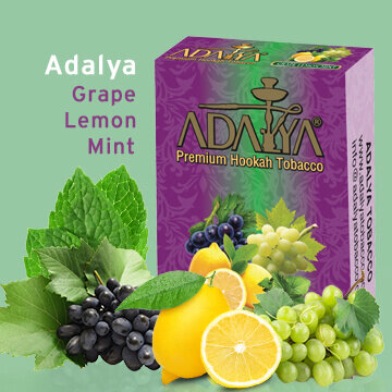 Табак Adalya - Grape Lemon Mint / Виноград, лимон, мята (50г)