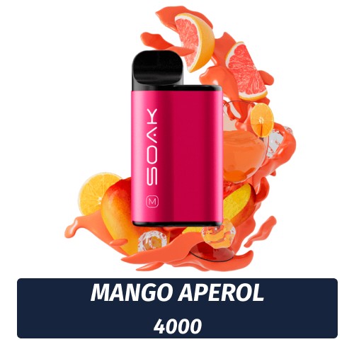 SOAK M - Mango Aperol 4000 (Одноразовая электронная сигарета)