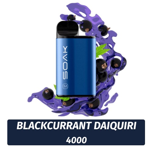 SOAK M - Blackcurrant Daiquiri 4000 (Одноразовая электронная сигарета)