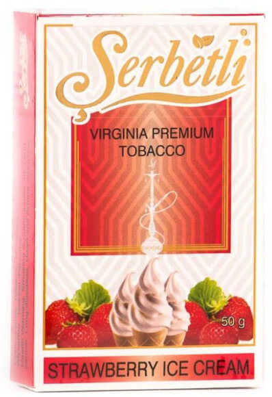 Табак Serbetli - Strawberry Ice Cream / Клубничное мороженое (50г)