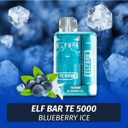 Elf Bar TE - Blueberry ice 5000 (Одноразовая электронная сигарета)