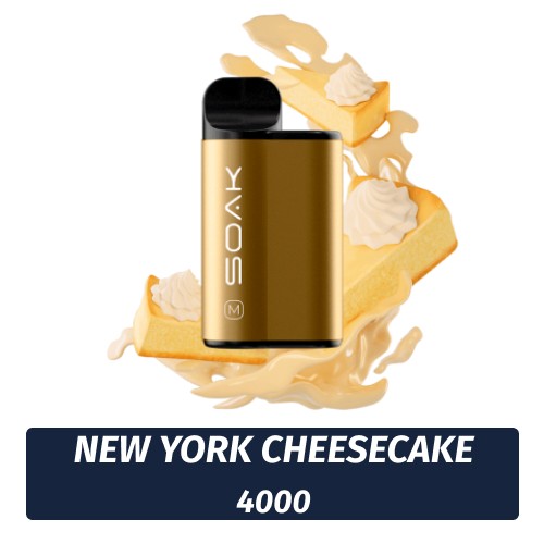 SOAK M - New York Cheesecake 4000 (Одноразовая электронная сигарета)