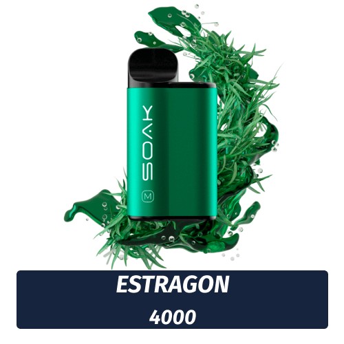 SOAK M - Estragon 4000 (Одноразовая электронная сигарета)