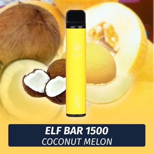 Одноразовая электронная сигарета Elf Bar - Coconut Melon 1500