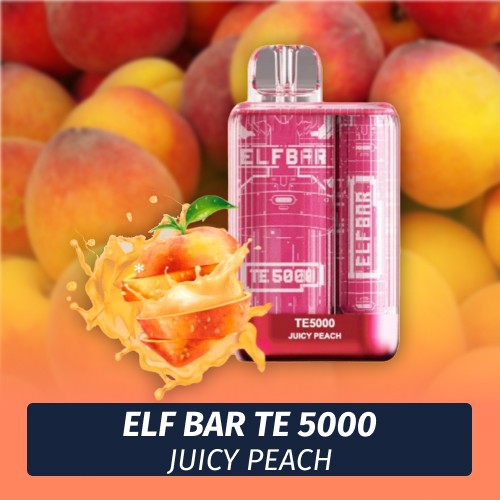 Elf Bar TE - Juicy peach 5000 (Одноразовая электронная сигарета)