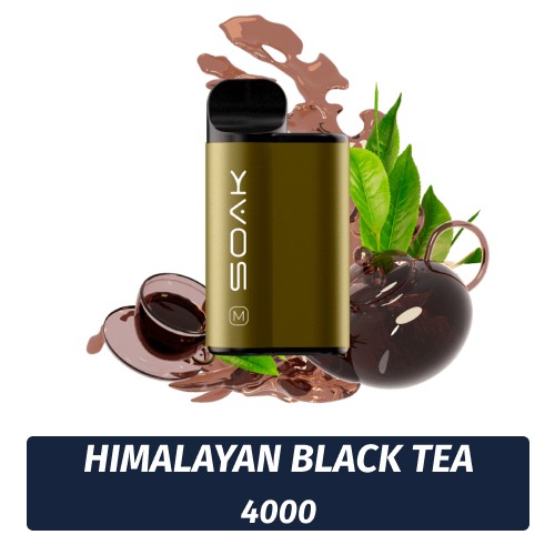 SOAK M - Himalayan Black Tea 4000 (Одноразовая электронная сигарета)
