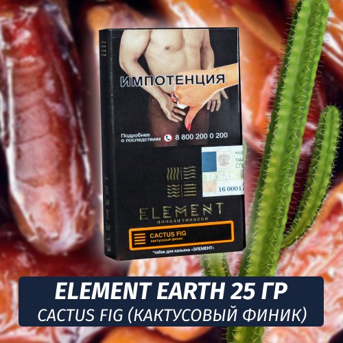 Табак Element Earth Элемент земля 25 гр Cactus Fig (Кактусовый финик)